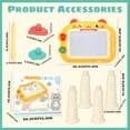 thumbnail image 5 of Drawing Board Toys for 1 Year Old, Learning Toys Toddlers  for 1 2 3 Year (Yellow), 5 of 7