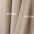thumbnail image 6 of Haperlare Kitchen Curtain 30"W x 24"L Waffle Woven Textured Light Filtering Tier Curtains for Bathroom Cafe, Taupe, 2 Panels, 6 of 7