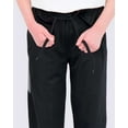 thumbnail image 3 of Real Essentials 3 Pack: Boys' Tricot Open Bottom Fleece-Lined Sweatpants with Pockets, 3 of 7
