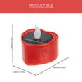 thumbnail image 2 of Raindrops Solar Powered Red Candle Lamp Flameless LED Outdoor Landscape Light for Home Decor, 2 of 8