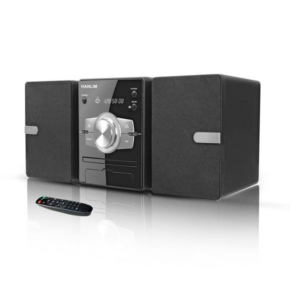 Sistema estéreo doméstico HANLIM con reproductor de CD, radio FM, Bluetooth