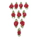 thumbnail image 5 of 10x Apliques de Encaje en apariencia de Flor Decoración de Ropa para Artesanía de rojo, 5 of 7