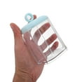 thumbnail image 3 of WHAMVOX Travel Cotton Swab Holder Simple Design Cotton Swab Box Sky-blue Plastic 1Pack for General Users, 3 of 8