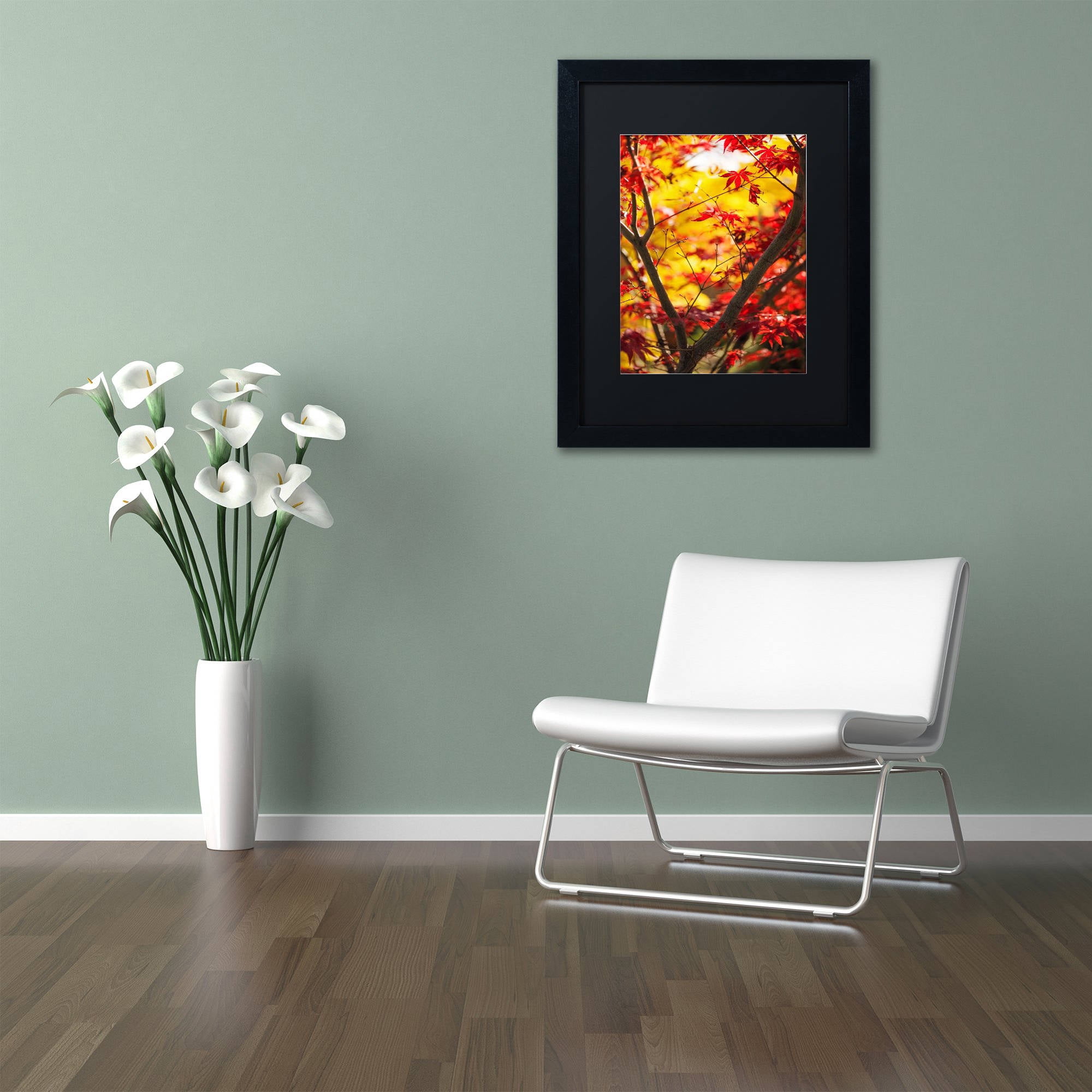 Trademark Fine Art "Morning Jive" Canvas Art by Philippe Sainte-Laudy Black Matte, Black Frame