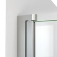 thumbnail image 3 of DreamLine SD-373472Q-04 Aqua-Q Swing 33 1/2 in. W x 72 in. H Frameless Shower Door in Brushed Nickel, 3 of 5