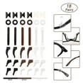thumbnail image 2 of TISHITA Silicone Eyeglasses Straps Ear Grips Hook Eyewear Retainer Set 18 Pairs, 2 of 5