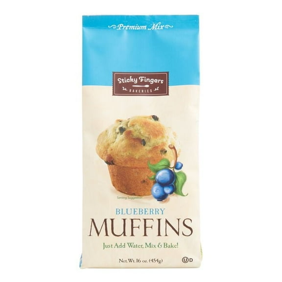 Sticky Fingers Wild Blueberry Muffin Mix 16 oz.