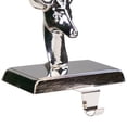 thumbnail image 7 of Northlight 8" Shiny Silver Deer Head Christmas Stocking Holder, 7 of 7