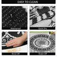 thumbnail image 5 of Aonewoe Round Outdoor Rugs 10Ft Waterproof Patio Plastic Straw Rug Reversible Camping Carpet Indoor Outdoor Area Rug for Patio,Deck,Balcony,Picnic,Beach,Outside, 5 of 8