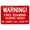 Warning Sign 2, variant on Warning Free Roaming Guard Dogs We Cannot Call Them Off Warning Sign - 8"x12" Beware Of Dog Security Metal Sign for Home Business Outdoor Indoor Street Wall, Pet Security