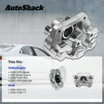 thumbnail image 3 of AutoShack Rear Left Brake Caliper Assembly with Bracket Replacement for 2000-2006 VW Golf 2000-2010 Beetle 2007-2010 Golf City 2000-2006 Audi TT 1.8L 1.9L 2.0L 2.5L 2.8L FWD Driver Side BC29993, 3 of 5
