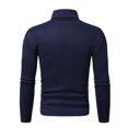 thumbnail image 6 of LNZGNM Men's Base Layer Tops Long Sleeve Mock Neck Slim Fit Thermal Cozy Everyday Shirt Cool Weather Comfort,Navy(M), 6 of 6