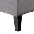 thumbnail image 3 of CorLiving Nova Ridge Upholstered Adult Twin Size Platform Bed Frame with Headboard - No Box Spring Required, 3 of 9