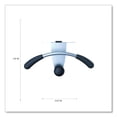 thumbnail image 6 of Alba American Over the Panel Coat Hook Silver PMMOUSPART, 6 of 6