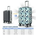 thumbnail image 4 of Kdxio Penguins Whales Pattern Luggage Cover for Travel,Elastic and Durable,Fits 18-32 Inch,Anti-Scratch Suitcase Protector-No luggage included, 4 of 5