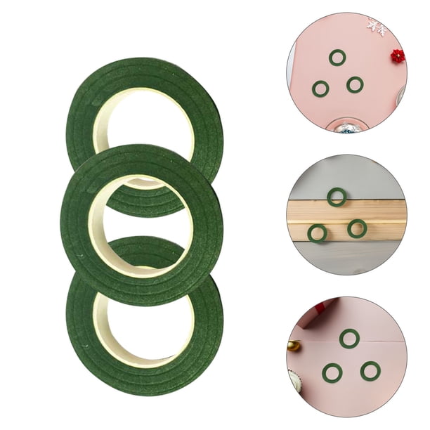 CRAFTHROU Adhesiva Verde Floral Para DIY Con Uso En Ramos, Scrapbooking Y
