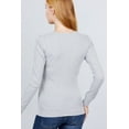 thumbnail image 4 of Long Slv Henley Thermal Top, 4 of 5