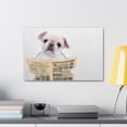 thumbnail image 6 of Cute Dog Reading Newspaper On Toilet Funny Canvas Wall Art for Home Decor Ready-to-Hand, 6 of 18