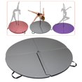 thumbnail image 4 of Almencla Tapis de Danse Pliable pour Perche Protection de Plancher Tapis Anti-Choc pour Intérieur Studio Extérieur Gris Pâle, 4 of 6