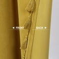 thumbnail image 5 of Velvet Tier Curtains for Kitchen Windows Boho Tassels Heavyweight Luxury Darkening Privacy Protection Café Curtains Home Decor Half Window Curtain for Bathroom, 26"×45", Yellow, Set of 2, 5 of 5