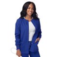 thumbnail image 1 of Sivvan Women's Scrubs Warm-Up Jacket / Front Snaps - Round Neck, 1 of 7