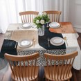thumbnail image 3 of Boho Middle Century Table Cloth Waterproof Tablecloths, Abstract Modern Color Block Geometric Tablecloth Dining Table Cover for Kitchen Party Tabletop Outdoor, Rectangle Tablecloth 60x84 Inch, 3 of 9