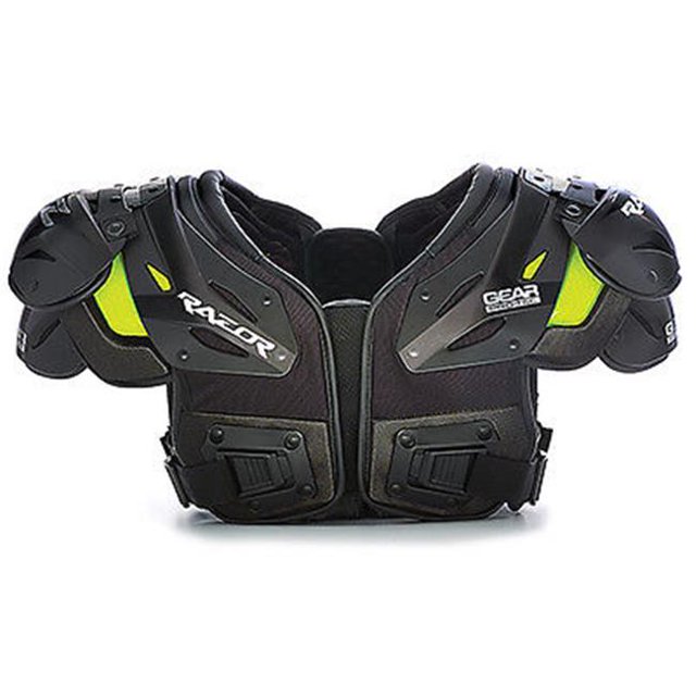 Gear Pro-Tec 1388377 Épaulettes de Football avec Rasoir, Multi-Positions - Extra Large