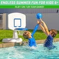 thumbnail image 3 of GoSports Splash Hoop Classic Swimming Pool Basketball Game - Blue or White, 3 of 5