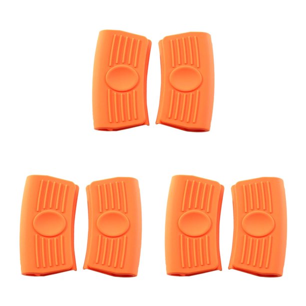 Ounissouiy 2 piezas de funda de soporte para mango de olla, funda de aislamiento, Clip de silicona Simple grueso antideslizante para el hogar con doble Type1 NO1 Ounissouiy CBP457879