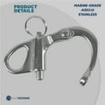 thumbnail image 5 of Five Oceans Marine Fixed Bail Snap Shackles for Sailboats, Stainless Steel 2 inches, 2-Pack FO441-M2, 5 of 8