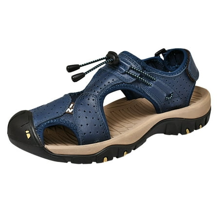 XDDST Shoes for Men Sport Sandals Summer Beach Slides Shoes Outdoor Hiking Thong Flip Flops Sandals Wading Shoes