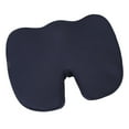 thumbnail image 4 of Chair Cushions, Memory Foam  Cushion Uniform Support Tailbone Pressure Relief Ergonomic  for Dormitory for Worker Dark Blue, 4 of 7