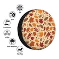 thumbnail image 4 of Wukai Autumn Leaves 2 Print Spare Tire Cover for RV Trailer,Waterproof PVC Faux Leather Wheel Cover Fit for Truck,Trailer,RV,SUV,Camper and Most Vehicle-14 inch, 4 of 6