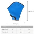 thumbnail image 2 of Aletas de natación tipo pato con guantes para buceo - Talla S en color negro, 2 of 6