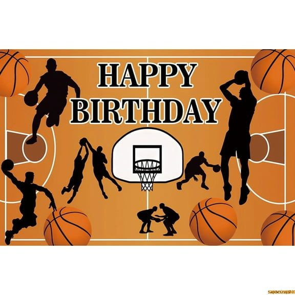 Customized Photography Background Basketball Boys Birthday Party Sports Stadium Court Stars ration Backdrop Photo Studio
