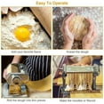 thumbnail image 4 of iMounTEK Pasta Maker Machine Stainless Steel Noodle Machine with 6 Adjustable Thickness Settings Pasta Cutter Hand Crank, 4 of 10