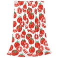 thumbnail image 2 of Pofeuu Hand Drawn Tomatoes Print Ultra-Soft Micro Fleece Blanket,for Bed Or Sofa,All Season Throw Blankets Flannel Blanket-80"x60", 2 of 7