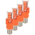 thumbnail image 5 of Coaxial to Ethernet Adapter, 4 Pack Coax RF F Female to RJ45 Male Converter for Line Tester, 5 of 5