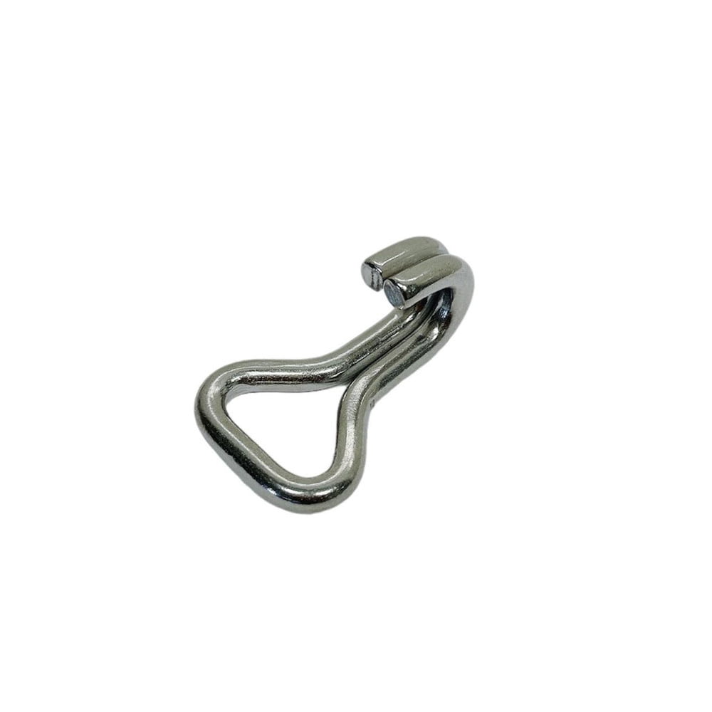1" Marine Grade J Web Hook J Hook Rigging Stainless Steel 400 Lbs Load Cap. 4 Pc