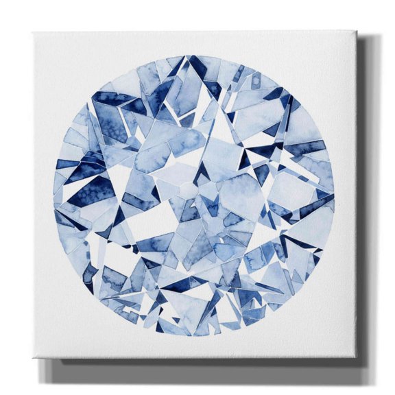Epic Graffiti 'Diamond Drops II' by Grace Popp, Giclee Canvas Wall Art, 26"x26"