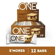 One Protein Bar, S'mores, 20g Protein, 12 Count