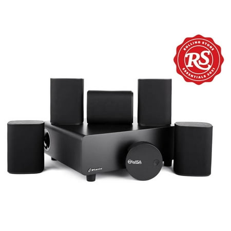 Platin Milan 5.1 Speakers with WiSA SoundSend - Black