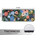 thumbnail image 5 of Kitchen Rugs Sets Of 2,Pioneer Flower Floral Print Pattern Anti Fatigue Kitchen Mat Rugs Non Slip Washable,Decorative Kitchen Floor Mats for Kitchen,Sink,Laundry,17"x47"+17"x47", 5 of 5