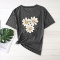 thumbnail image 6 of Sokhug Women's Fashion T-Shirts Funny Fish Graphic Crew Neck Tees Summer Casual Lightweight Breathable Athletic Tops, 6 of 6