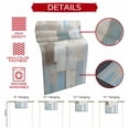 thumbnail image 5 of Blue Brown Color Blocks Table Runner 70 Inches Long,Modern Abstract Oil Painting Art Cotton Linen Table Runners Dresser Scarves,Fabric Tabletop Scarf Furniture Cover for Home Dinner Party 13"x70", 5 of 9