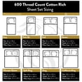 thumbnail image 3 of Superior Cotton Blend 600 Thread Count Sheet Set, Full, Sage, 3 of 3
