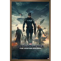 Marvel - Captain America - The Winter Soldier - One Sheet Wall Poster, 14.725" x 22.375", Framed