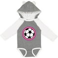 thumbnail image 3 of Inktastic Soccer Player Girls Sports Ball Girls Long Sleeve Baby Bodysuit, 3 of 5