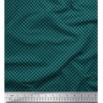 thumbnail image 1 of Soimoi Japan Crepe Satin Fabric Herringbone Small Printed Craft Fabric by The Yard 42 Inch Wide, 1 of 1