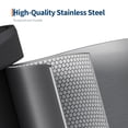 thumbnail image 3 of YUSAZENS 60L Kitchen Garbage Can with Liner Rim and Soft Close Plastic Lid, Durable and Elegant, Silver Color, 3 of 9